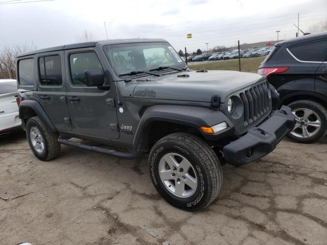 1C4HJXDM3MW564962 - 2021 JEEP WRANGLER U SPORT ნაცრისფერი ფოტო 4