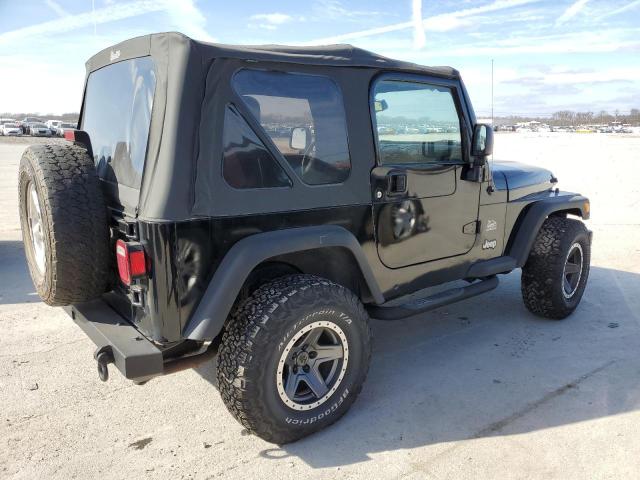 1J4FA59S33P304616 - 2003 JEEP WRANGLER / SAHARA BLACK photo 3