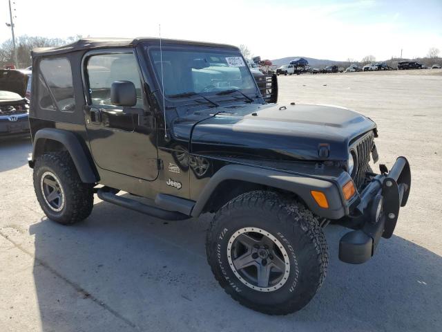 1J4FA59S33P304616 - 2003 JEEP WRANGLER / SAHARA BLACK photo 4