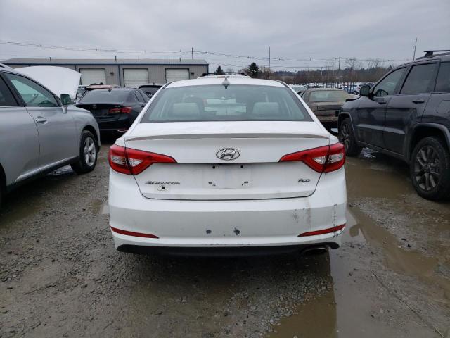 5NPE24AA7HH465386 - 2017 HYUNDAI SONATA ECO WHITE photo 6