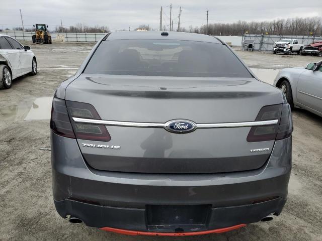 1FAHP2E82EG145926 - 2014 FORD TAURUS SEL GRAY photo 6