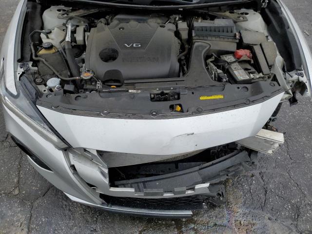 1N4AA6AV7KC365250 - 2019 NISSAN MAXIMA S SILVER photo 11