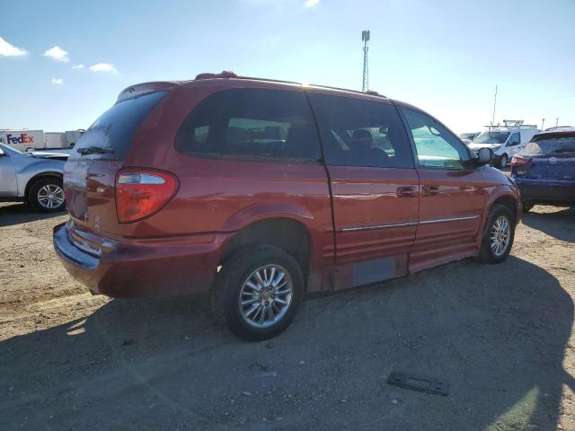 2C8GP64LX1R329151 - 2001 CHRYSLER TOWN & COU LIMITED RED photo 3