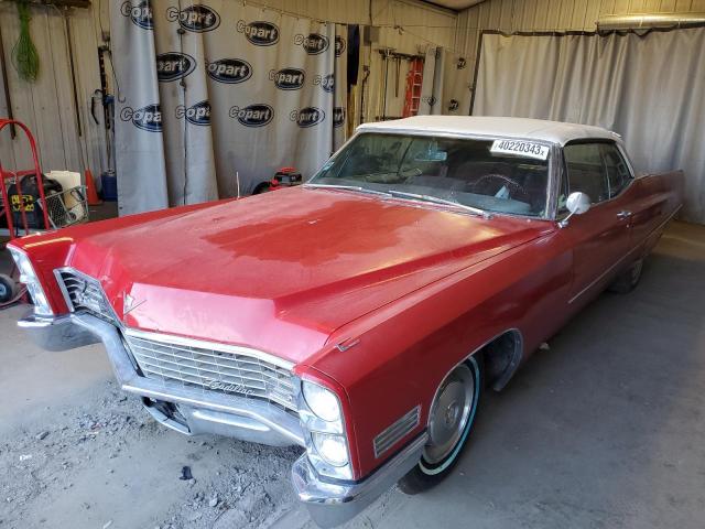 F7213175 - 1967 CADILLAC DEVILLE RED photo 1
