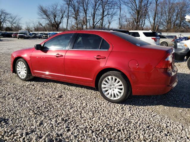 3FADP0L31BR261066 - 2011 FORD FUSION HYBRID RED photo 2