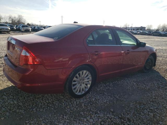 3FADP0L31BR261066 - 2011 FORD FUSION HYBRID RED photo 3