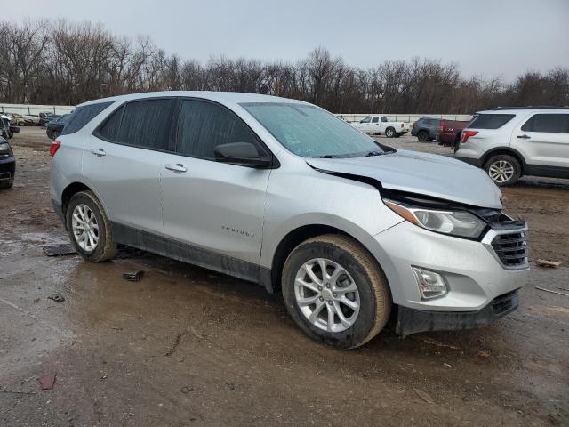 3GNAXHEV6KS630756 - 2019 CHEVROLET EQUINOX LS SILVER photo 4