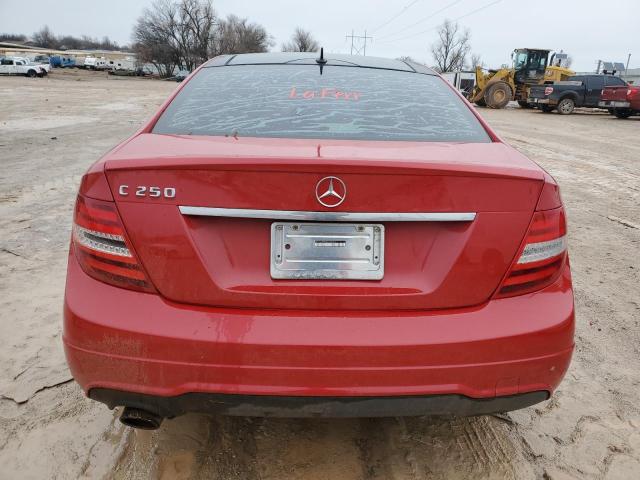 WDDGJ4HB8DG056960 - 2013 MERCEDES-BENZ C 250 RED photo 6