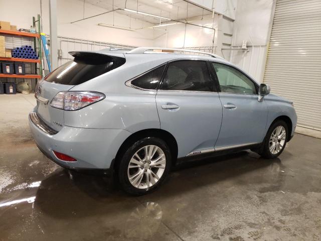 JTJBC1BA2A2401466 - 2010 LEXUS RX 450 BLUE photo 3