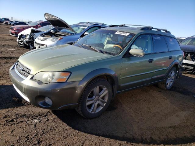 4S4BP86C954377698 - 2005 SUBARU LEGACY OUTBACK H6 R LL BEAN GREEN photo 1