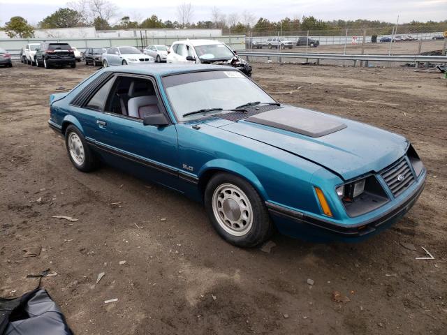 1FABP28M5EF109104 - 1984 FORD MUSTANG L TURQUOISE photo 4