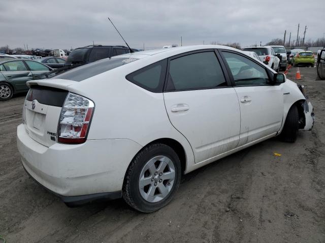 JTDKB20U077671767 - 2007 TOYOTA PRIUS WHITE photo 3