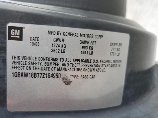 1G8AW18B77Z164960 - 2007 SATURN ION LEVEL 3 白色 照片 12