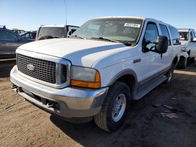 1FMNU43S0YEC52114 - 2000 FORD EXCURSION LIMITED WHITE photo 1