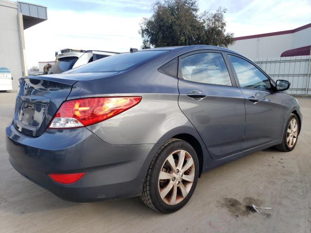 KMHCU4AEXCU123140 - 2012 HYUNDAI ACCENT GLS GRAY photo 3