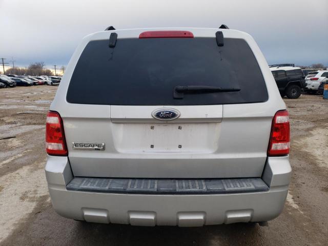 1FMCU03G59KB64576 - 2009 FORD ESCAPE XLT SILVER photo 6