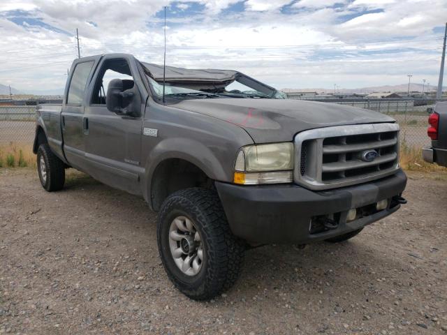 1FTSW31F72ED03374 - 2002 FORD F350 SRW SUPER DUTY GRAY photo 1