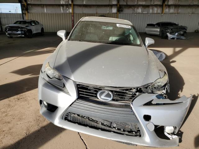 JTHBF1D21E5010361 - 2014 LEXUS IS 250 SILVER photo 5