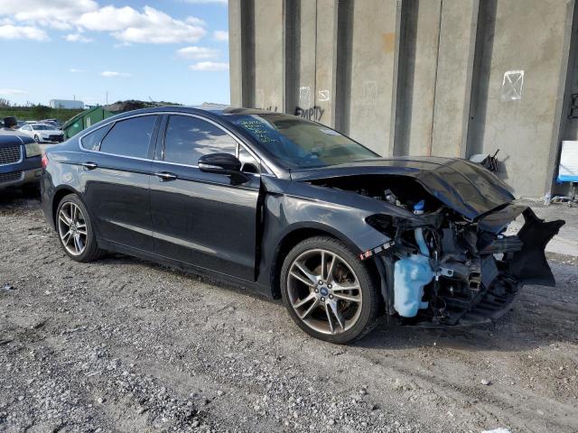 3FA6P0K97DR167565 - 2013 FORD FUSION TITANIUM BLACK photo 4