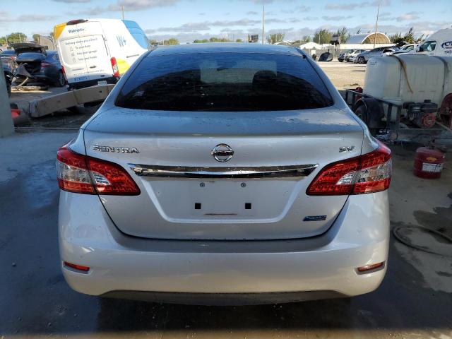 3N1AB7APXEY285633 - 2014 NISSAN SENTRA S SILVER photo 6