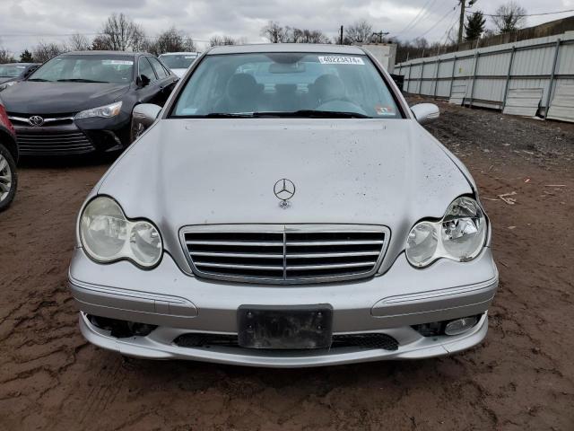 WDBRF40J25F595510 - 2005 MERCEDES-BENZ C-CLASS 230K SPORT SEDAN SILVER photo 5