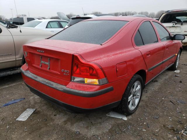 YV1RS58D322123864 - 2002 VOLVO S60 2.4T RED photo 3