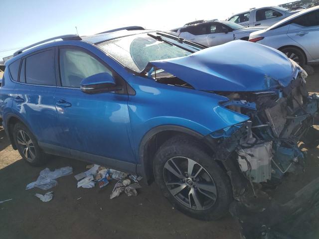 JTMRFREV4JJ245555 - 2018 TOYOTA RAV4 ADVENTURE BLUE photo 4