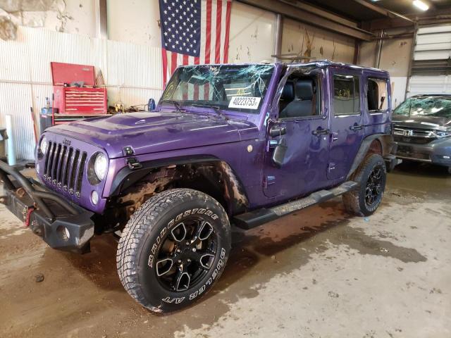 1C4BJWEG7JL851002 - 2018 JEEP WRANGLER U SAHARA PURPLE photo 1