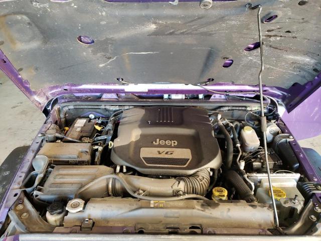 1C4BJWEG7JL851002 - 2018 JEEP WRANGLER U SAHARA PURPLE photo 11