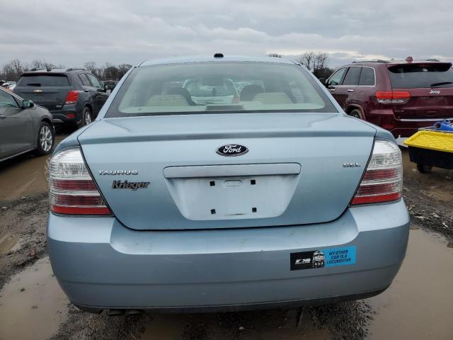 1FAHP24W18G180834 - 2008 FORD TAURUS SEL TEAL photo 6