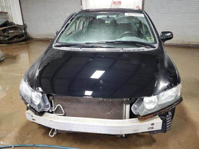 2HGFA16839H312611 - 2009 HONDA CIVIC EX BLACK photo 5