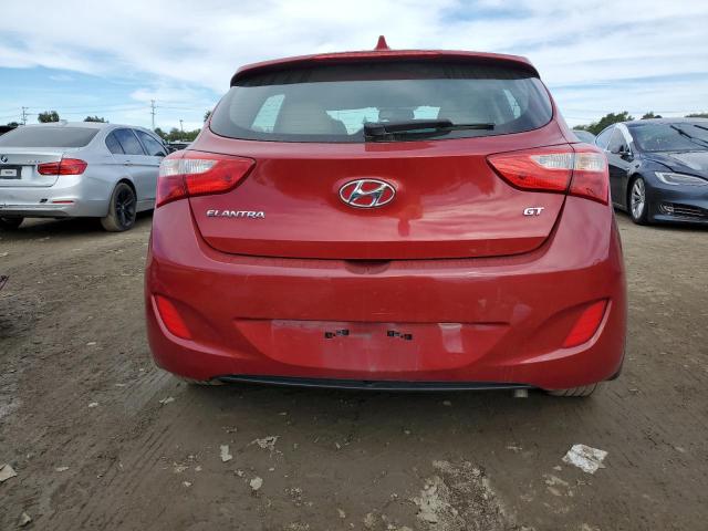 KMHD35LH8GU336095 - 2016 HYUNDAI ELANTRA GT RED photo 6