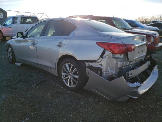 JN1BV7AP7EM684174 - 2014 INFINITI Q50 BASE SILVER photo 2