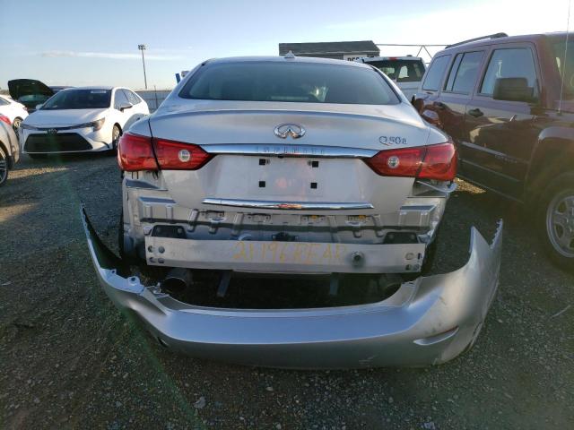 JN1BV7AP7EM684174 - 2014 INFINITI Q50 BASE SILVER photo 6