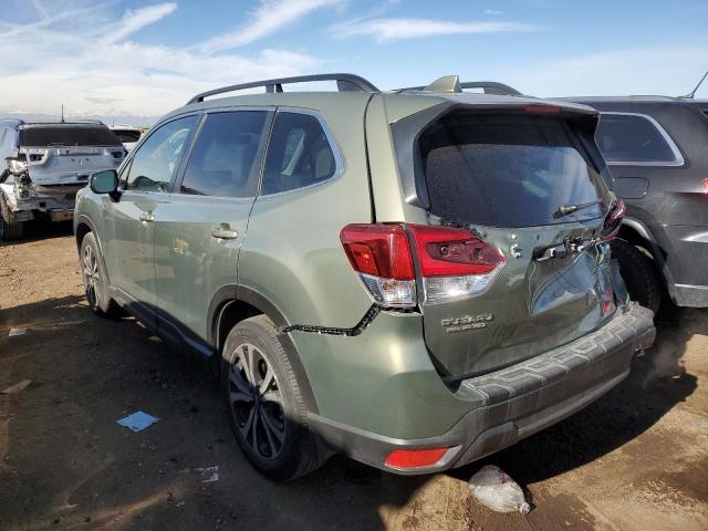 JF2SKASC5MH483946 - 2021 SUBARU FORESTER LIMITED GREEN photo 2