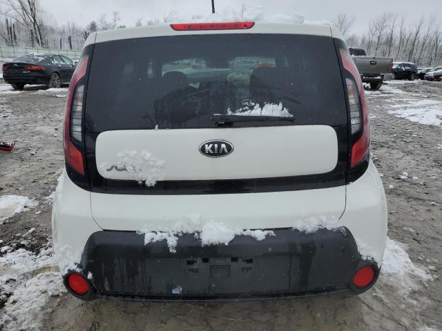 KNDJN2A25E7003802 - 2014 KIA SOUL WHITE photo 6