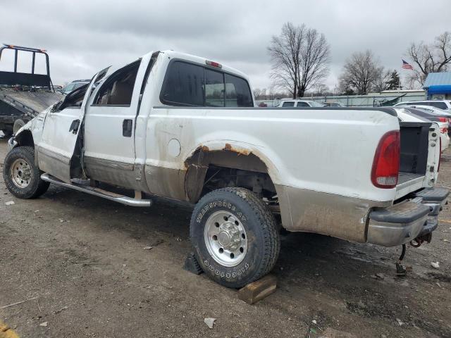 1FTNW21F52EB63042 - 2002 FORD F250 SUPER DUTY WHITE photo 2