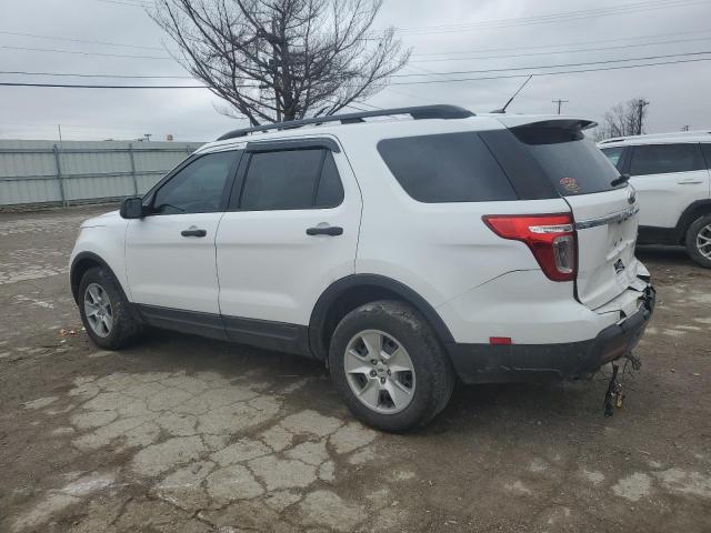 1FM5K8B87DGA74669 - 2013 FORD EXPLORER WHITE photo 2