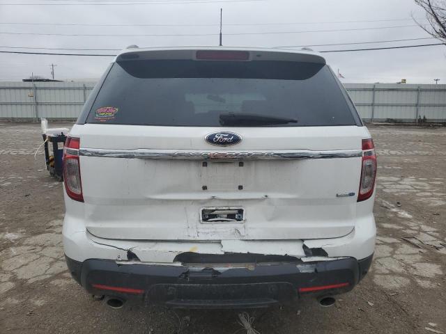 1FM5K8B87DGA74669 - 2013 FORD EXPLORER WHITE photo 6