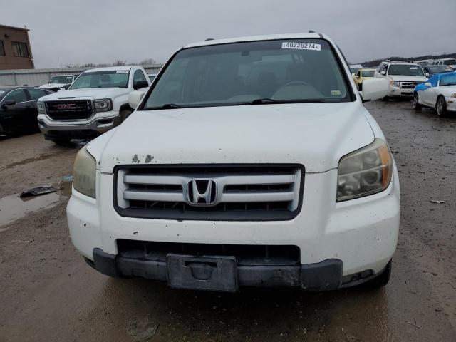 5FNYF28588B003383 - 2008 HONDA PILOT EXL WHITE photo 5