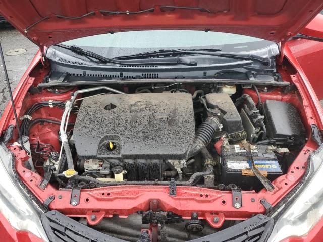 5YFBURHE0FP274587 - 2015 TOYOTA COROLLA L RED photo 11