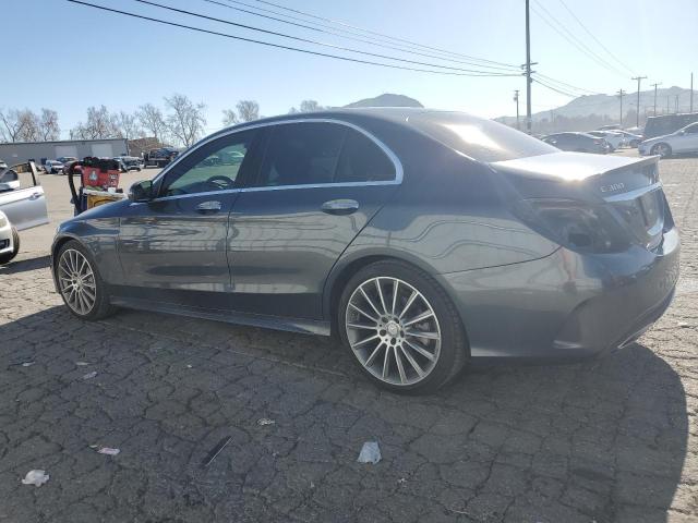 55SWF4JB0GU104000 - 2016 MERCEDES-BENZ C 300 GRAY photo 2