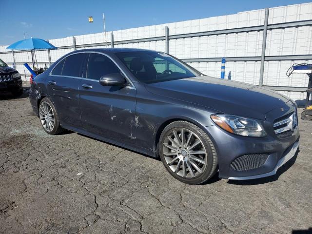 55SWF4JB0GU104000 - 2016 MERCEDES-BENZ C 300 GRAY photo 4