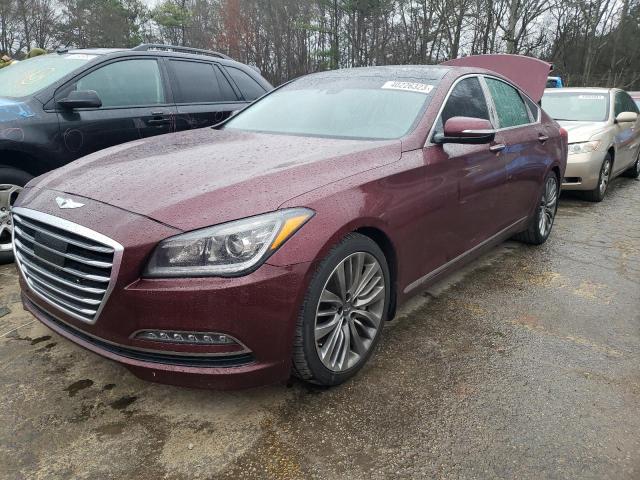 KMHGN4JF3FU061270 - 2015 HYUNDAI GENESIS 5.0L BURGUNDY photo 1