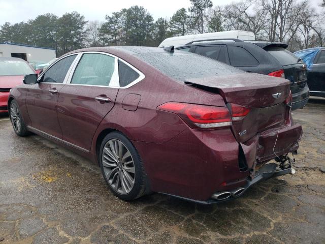 KMHGN4JF3FU061270 - 2015 HYUNDAI GENESIS 5.0L BURGUNDY photo 2