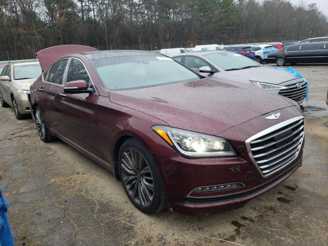 KMHGN4JF3FU061270 - 2015 HYUNDAI GENESIS 5.0L BURGUNDY photo 4