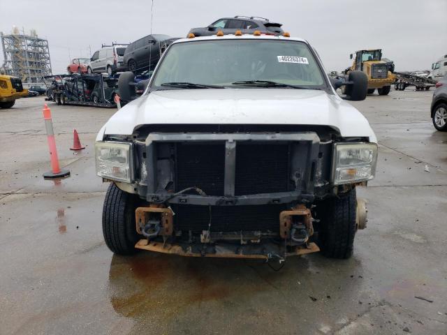 1FTWW33P95EC11422 - 2005 FORD F350 SUPER DUTY WHITE photo 5