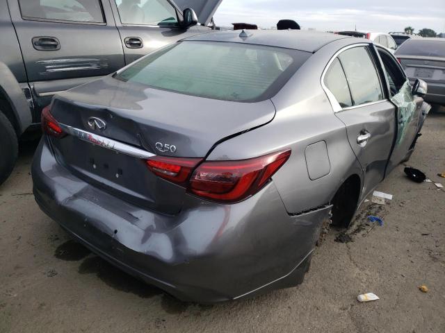 JN1EV7AP4KM541434 - 2019 INFINITI Q50 LUXE GRAY photo 3