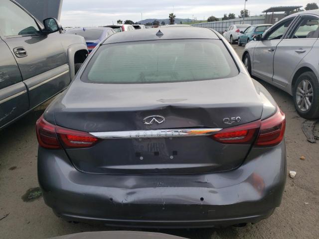 JN1EV7AP4KM541434 - 2019 INFINITI Q50 LUXE GRAY photo 6