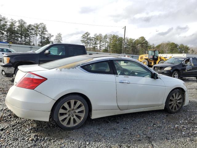 1HGCS22878A015351 - 2008 HONDA ACCORD EXL WHITE photo 3